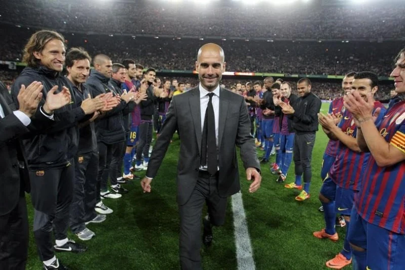 Chiến lược gia Pep Guardiola có một di sản danh hiệu tại Barcelona 