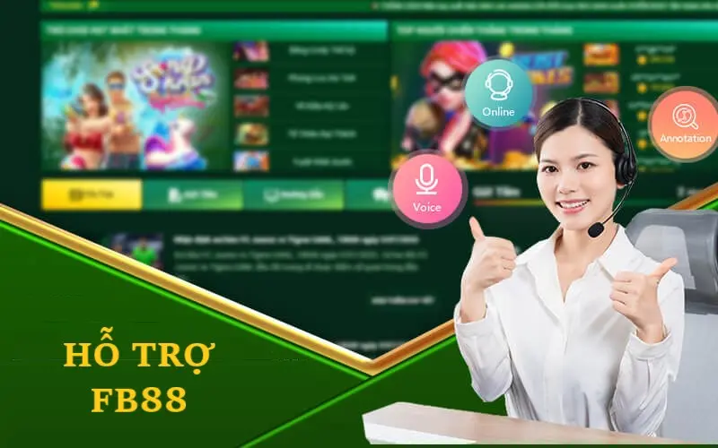 Hỗ Trợ FB88 Trực Tuyến 24/7 Giải Đáp Tất Cả Thắc Mắc