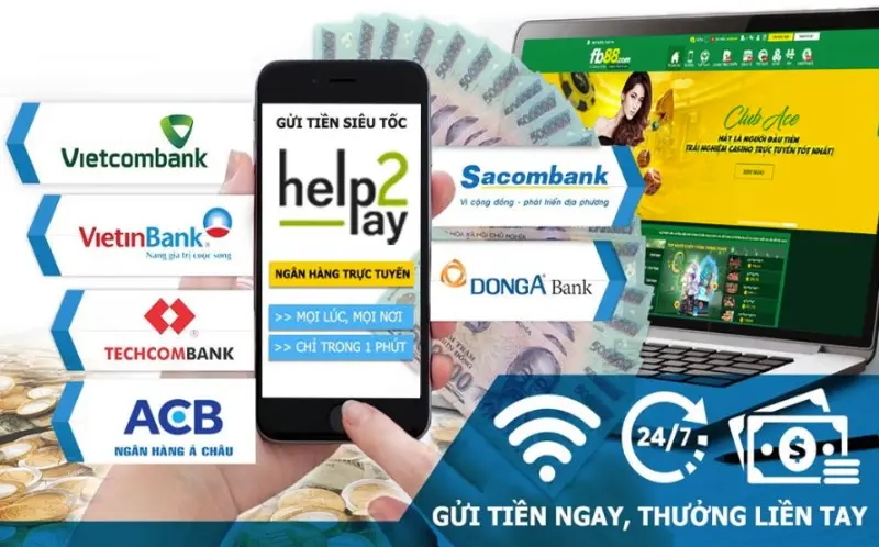 Lưu ý khi chuyển tiền bằng phương pháp Help2Pay tại FB88